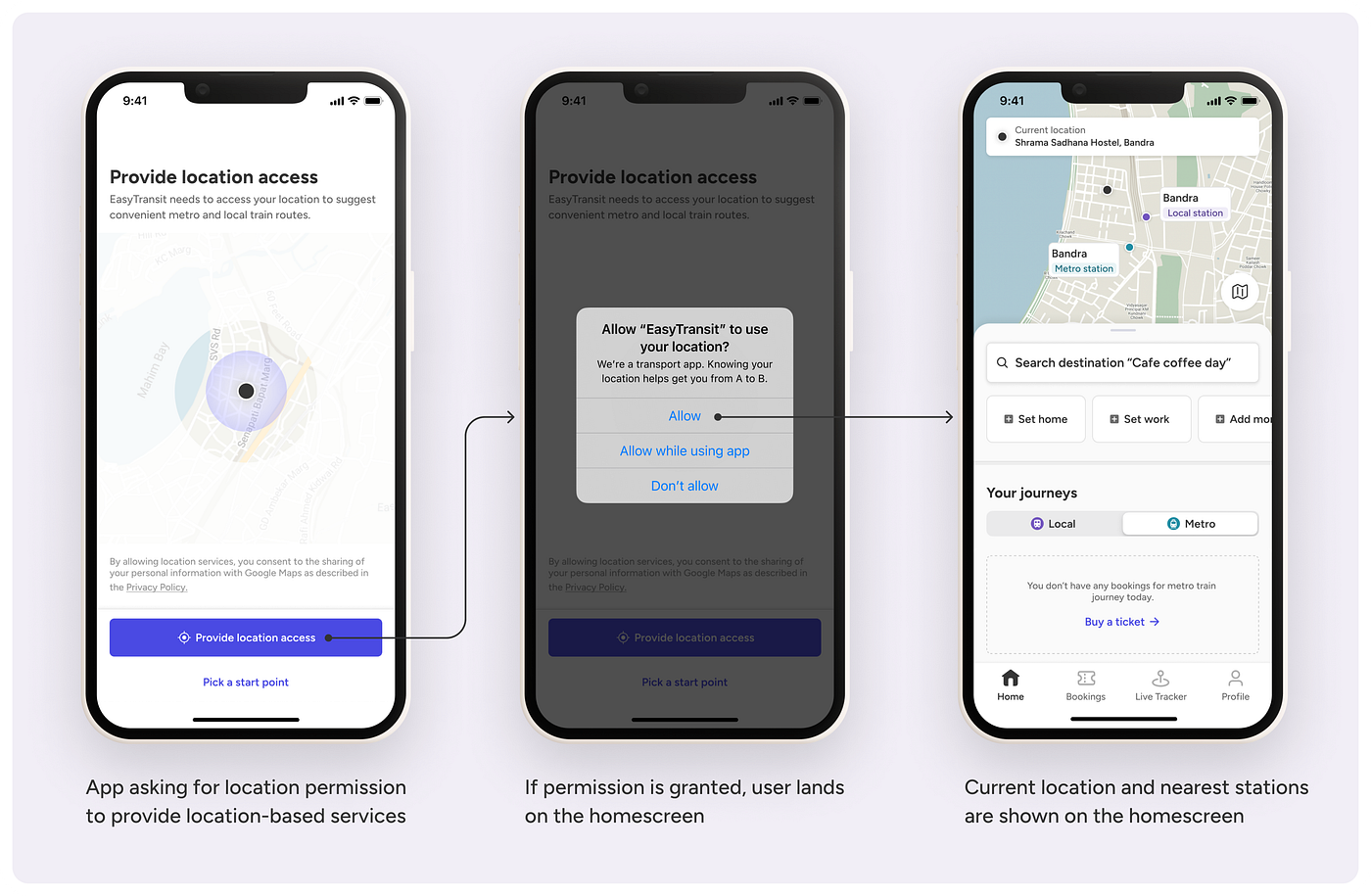 Onboarding and location permission